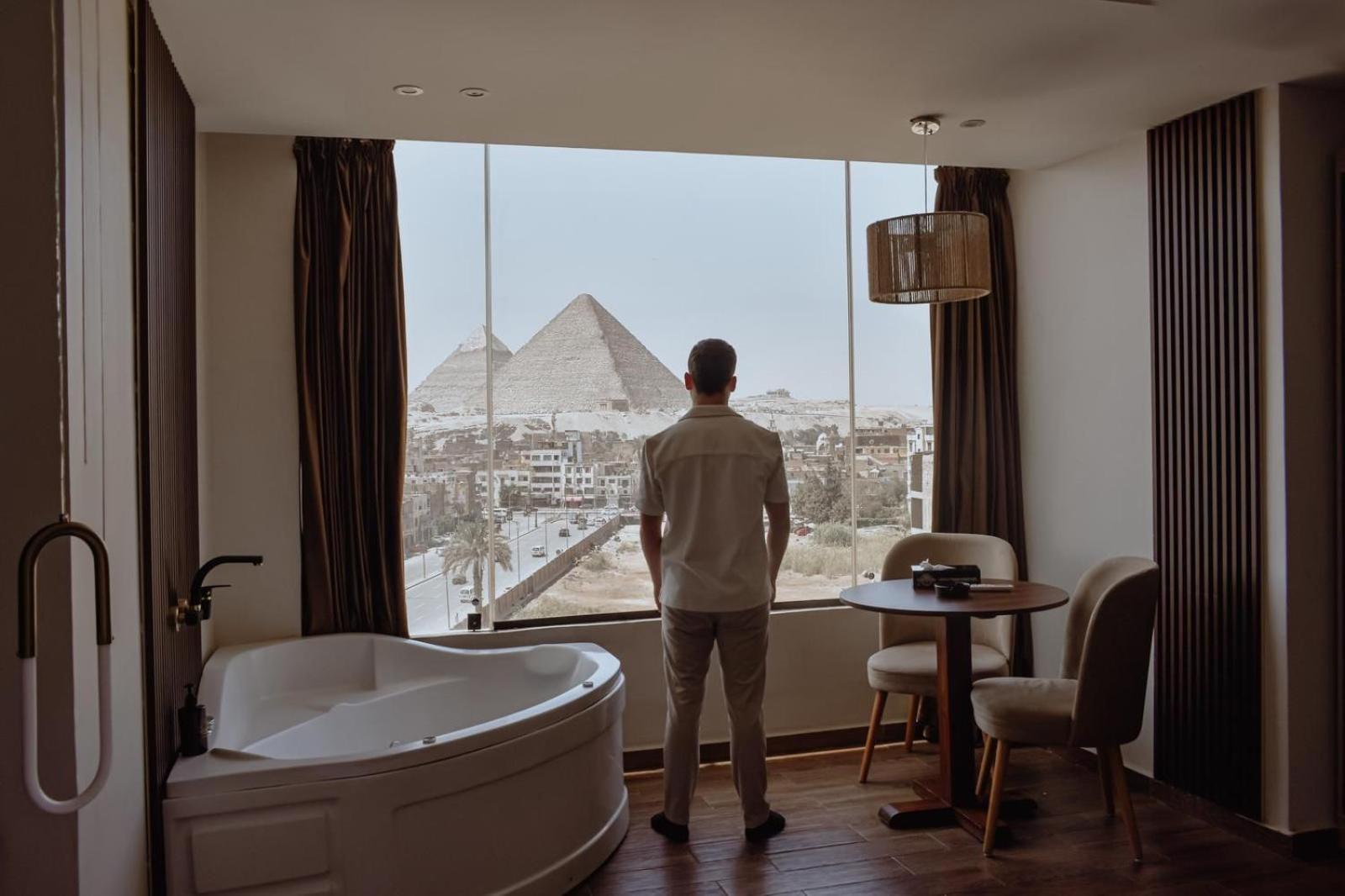 Albergue Rotana Pyramids View Nazlet el-Sîsi Exterior foto